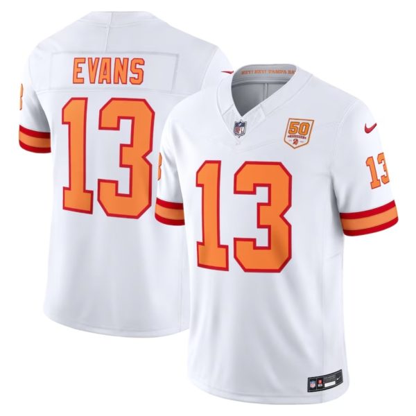 Mike Evans 2025 White Limited Jersey Stitched
